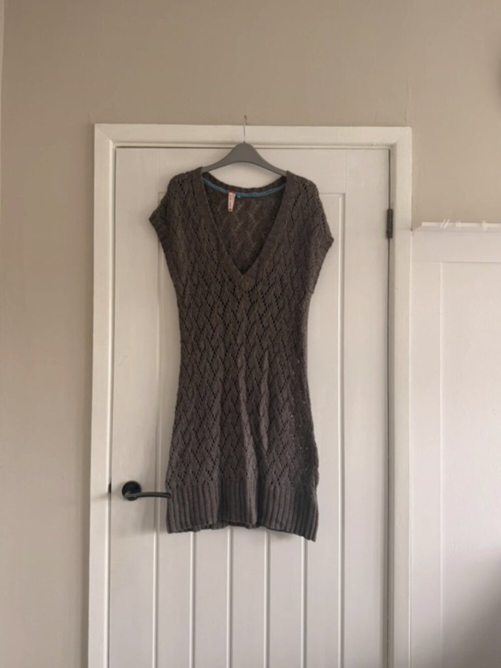 Crochet Sweater Dress - Picture 3 of 3